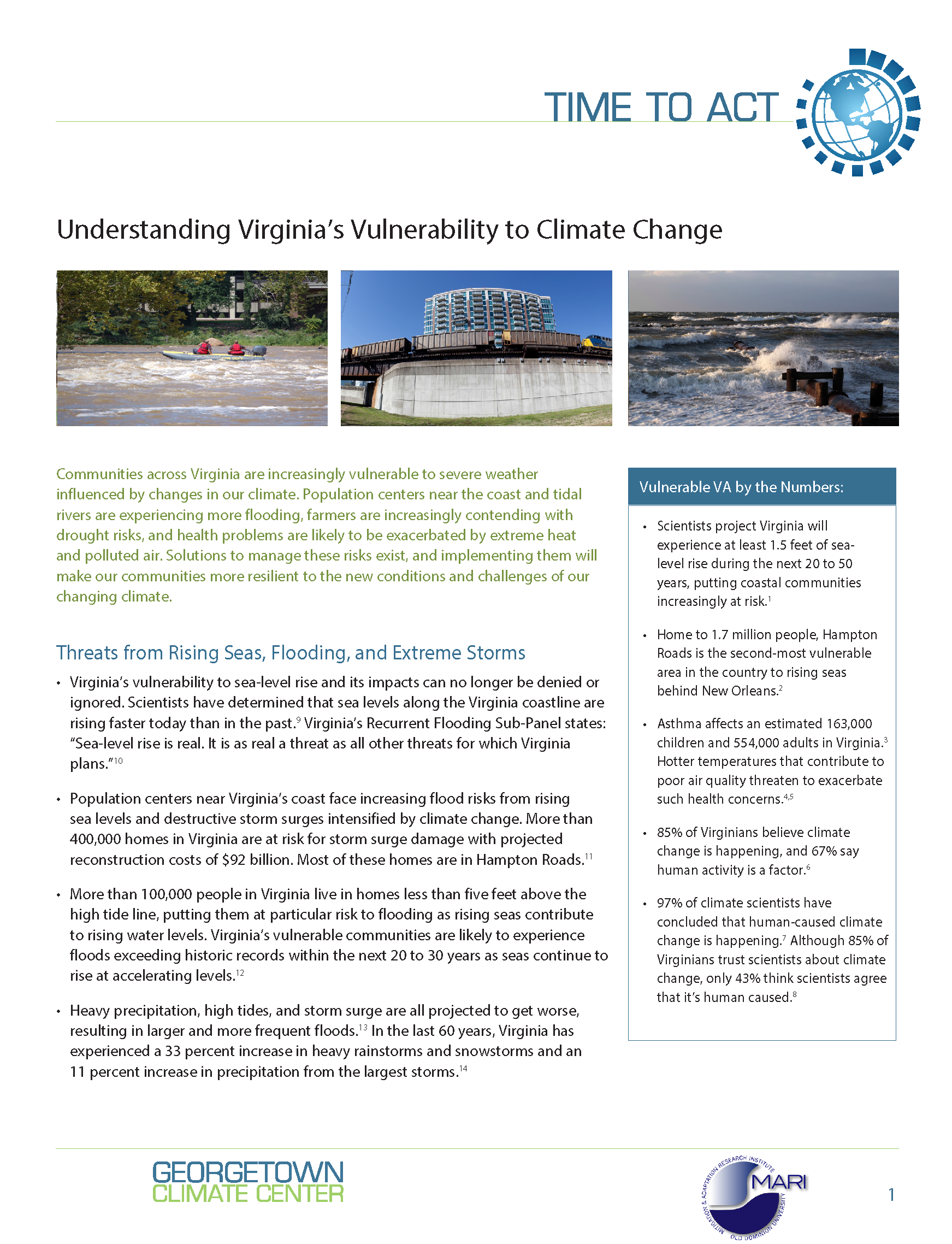 Understanding Virginia's Vulnerability to Climate Change